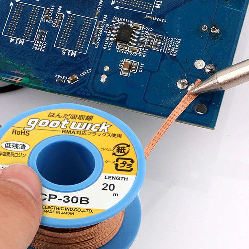 Original CP30B  GOOT Desolderi - Solder Wick Braid review and price